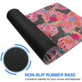 thumbnail image 6 of Long Mouse Pads for Desk,Chihuahua and Flower Florals Desk Mats on Top Of Desks, Desk Mouse Pad Extra Large with 3mm Non-Slip Base and Stitched Edge for Gaming,Office,Work,Home 31.5"x15.7", 6 of 6