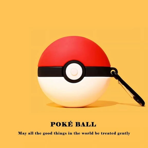 For Airpods 1 2 3 4 Pro Pro 2 Pro 3 Case Cute Cartoon Pokeball Silicone Earphone Case Accessories Cover