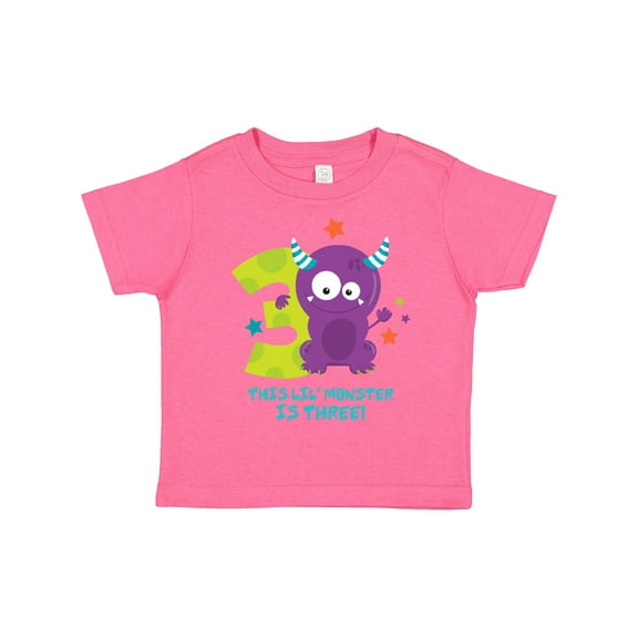 Inktastic Monster 3rd Birthday Boys or Girls Toddler T-Shirt