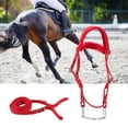 thumbnail image 2 of Arnés para caballos, brida ajustable roja para caballos, brida para caballos, rendimiento inigualable Jadeshay A, 2 of 8