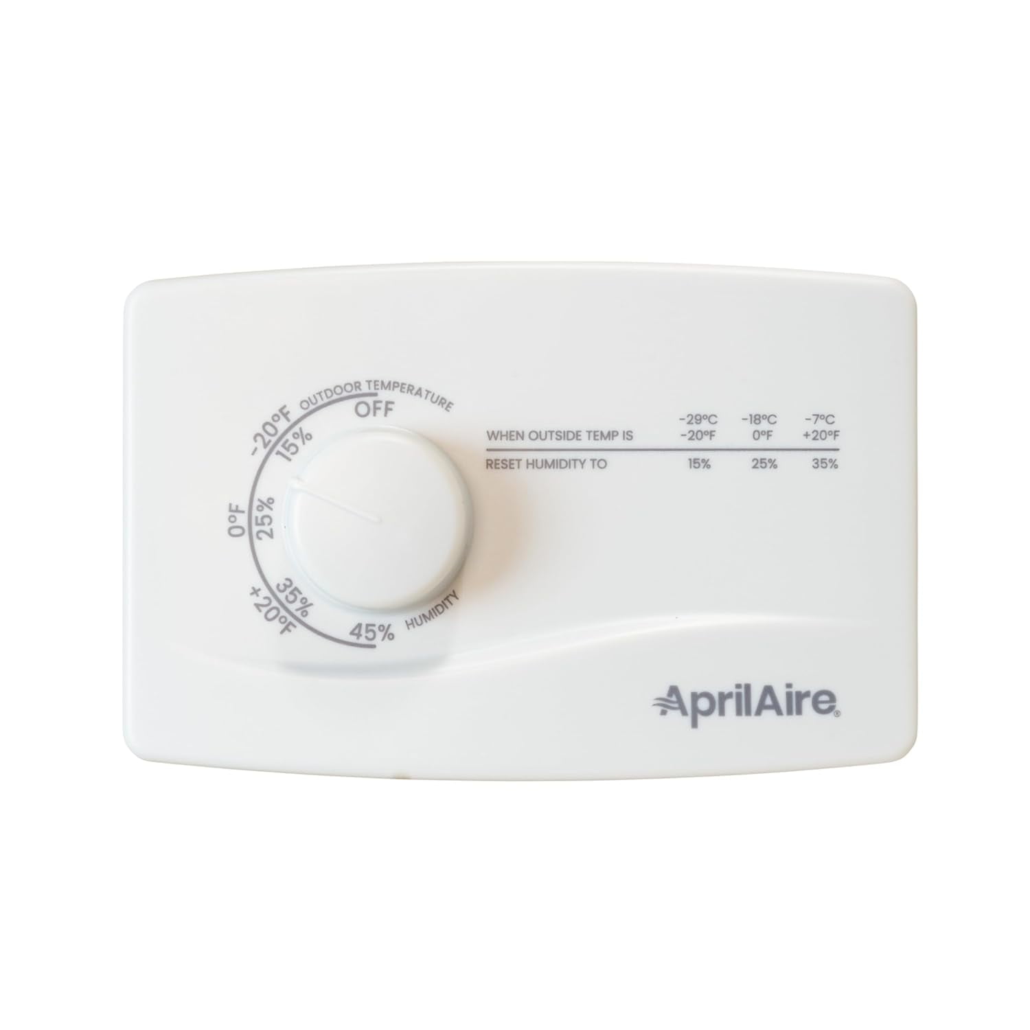 4655 Manual Whole-House Duct or Wall Mounted Humidifier Control Humidistat for Whole-House Humidifiers, Low Voltage 24VAC