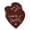 Brown, variant on Inkdotpot Silver Foil Paper Hang Tag Love Is Sweet Wedding Favor Tag 50 Pieces