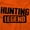 Orange, variant on Hunting Legend Awesome Hunter Unisex Plus Fleece Graphic Sweatshirt Brisco Brands 3X
