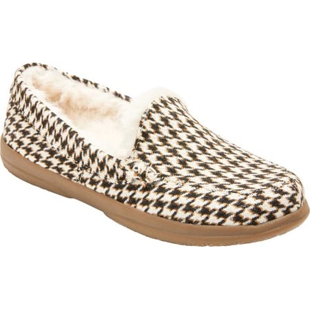 

Women s Vionic Lynez Loafer Slipper Cream Houndstooth Fabric 9.5 M