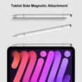 thumbnail image 5 of Stylus Pen for iPad, 3 In 1 Ballpoint Pen, Fiber Tip & Clear Disc Capacitive Stylus for Apple iPhone/iPad Pro/Mini/Air/Android/Microsoft/Surface All Capacitive Touchscreen, 2 Packs,White, 5 of 8