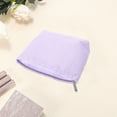 thumbnail image 3 of Unique Bargains 1 Pc Seersucker Stripes Makeup Bag Purple Polyester, 3 of 5