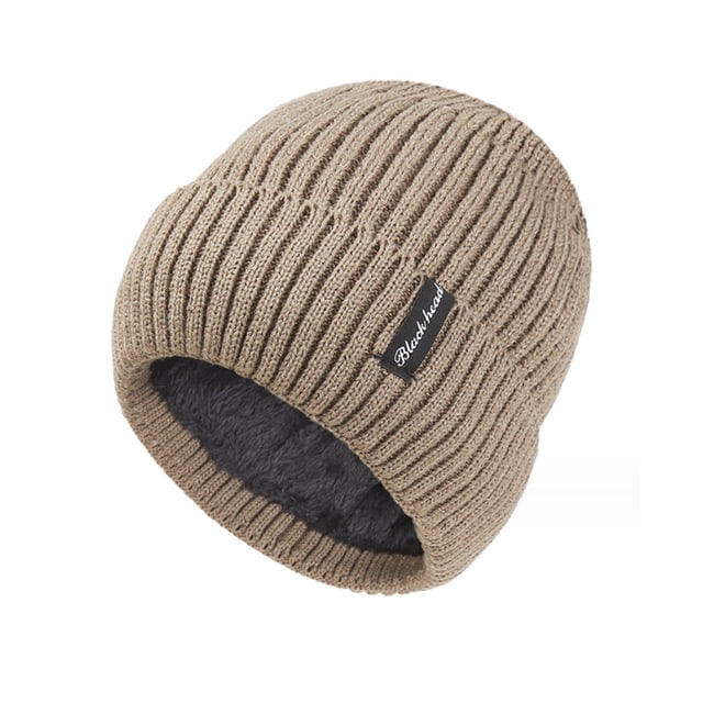 Gorros de invierno para mujer, gorros de invierno para mujer y hombre con forro polar cálido para clima frío, gorro de moda para mujer con calavera