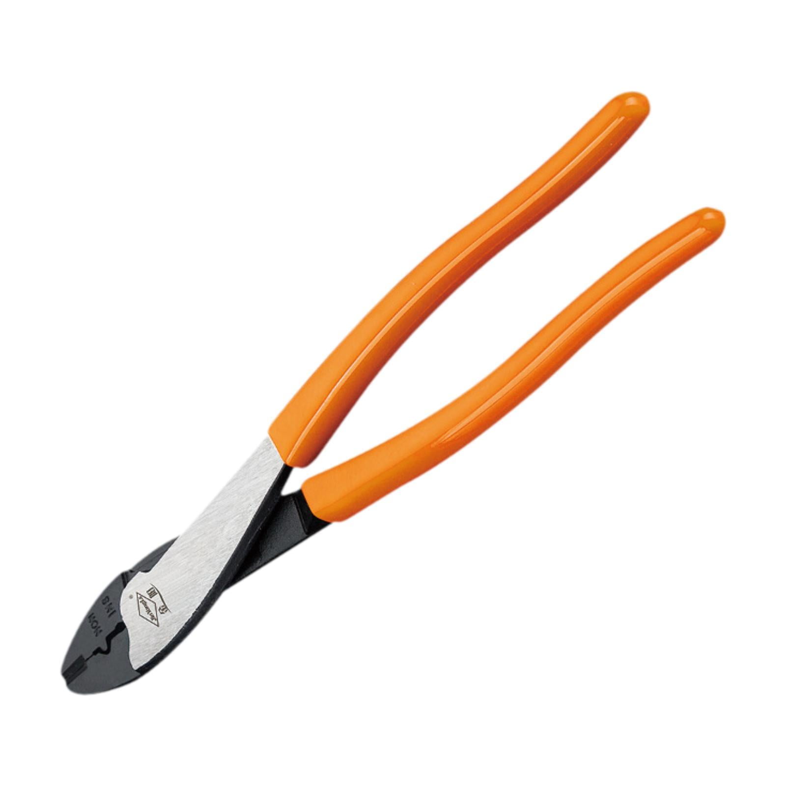Bothyi Wire Crimper Electricians Pliers Comfortable Grip Wire Crimping Cutting Tool Orange