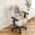 thumbnail image 5 of Elastic Office Chair Cover Print Split Computer Armchair Spandex Dust-Proof Seat Covers Stretch Slipcover Living Room, 5 of 10
