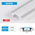 thumbnail image 3 of Difusor de canal de aluminio LED ultrafino de 50 cm con forma de V/U/YW para gabinete, barra de luz para estudio, armario, luz decorativa para interiores, 3 of 5