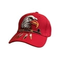 thumbnail image 1 of Gravity Threads Chapeau de Baseball Ajustable Native Pride - Tomahawk Eagle - Rouge, 1 of 2