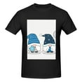 thumbnail image 4 of Bingfone Snow Gnome For Winter Men'S Loose Fit Short-Sleeve Pocket T-Shirt, 4 of 7