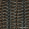 thumbnail image 2 of Maui Resin Wicker/ Steel Hanging Loveseat Swing - Antique Pecan, 2 of 2