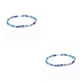 thumbnail image 2 of Qarigey de tobillo con cuentas de arroz, cadenas de tobillo duraderas simples y creativas, tobilleras elegantes multiusos para mujer, decoración treinta y nueve 2piezas Qarigey CBP200827, 2 of 6