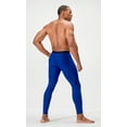 thumbnail image 3 of DEVOPS 2 Pack Men's Compression Pants Athletic Leggings (Large, Black/Blue), 3 of 5