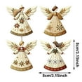 thumbnail image 5 of 12pcs Christmas Angel Hanging Ornaments, Holy Cherub Decoration for Xmas Tree, Religious Holiday Pendant, Festive Home Party Decor, Guardian Angel Charm, Seasonal Gift Ideas,4in, 5 of 9