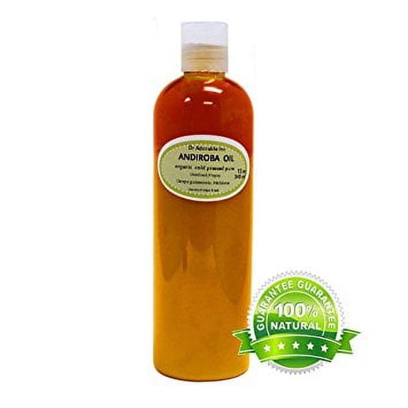 Dr Adorable - 12 oz - Andiroba Oil - 100% Pure Organic Cold Pressed Unrefined Virgin Natural Hair Skin Care