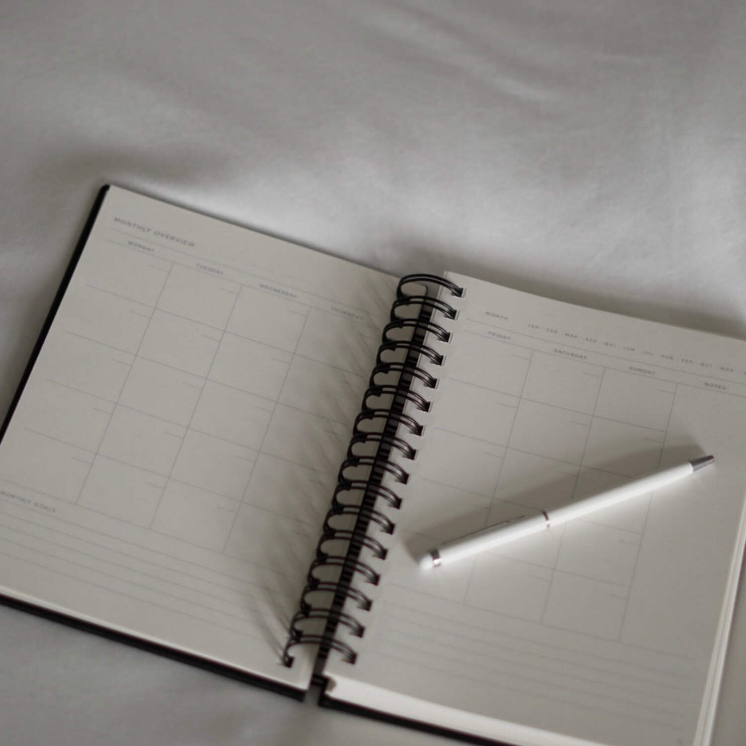 INSIDE THEN OUT  Daily Focus Planner - 6 Month Undated Planner for Productivity, Goal Setting, Intention - Monthly, Weekly, Daily Task Pages