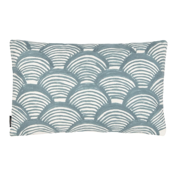 Safavieh Milla Geometric Shells Nautical Plush Pillow
