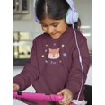 thumbnail image 2 of Storybook Fox Smiling Face Hoodie Juniors -Image by Shutterstock,  x-Large, 2 of 4