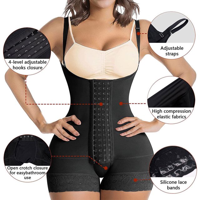 serony Corset Post-Partum Ajustable Haute Compression Amincissant Modélisation du Ventre Corset de Fête Femme Brûle-Graisse Shapewear Couleur Peau m