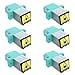 thumbnail image 3 of CableRack LC to LC OM3/OM4 Multimode Duplex Shuttered Fiber Coupler Aqua (6 Pack), 3 of 4
