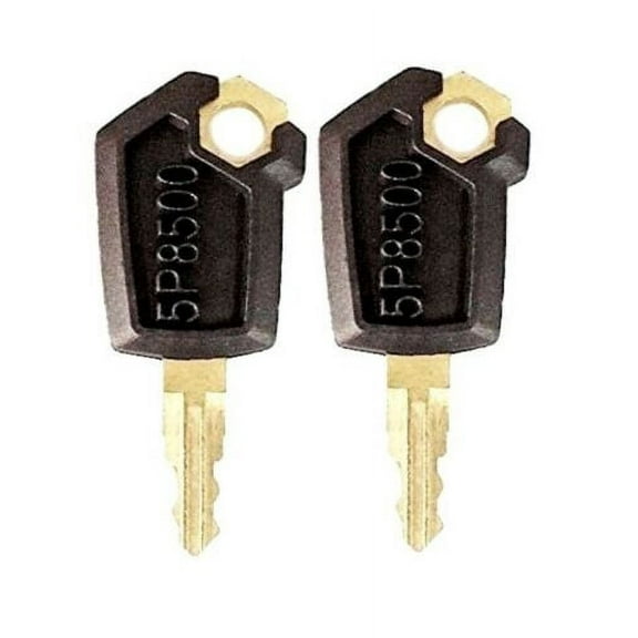 2 Pack Keys for CAT Caterpillar Heavy Equipment Ignition Key 5P8500 (2)