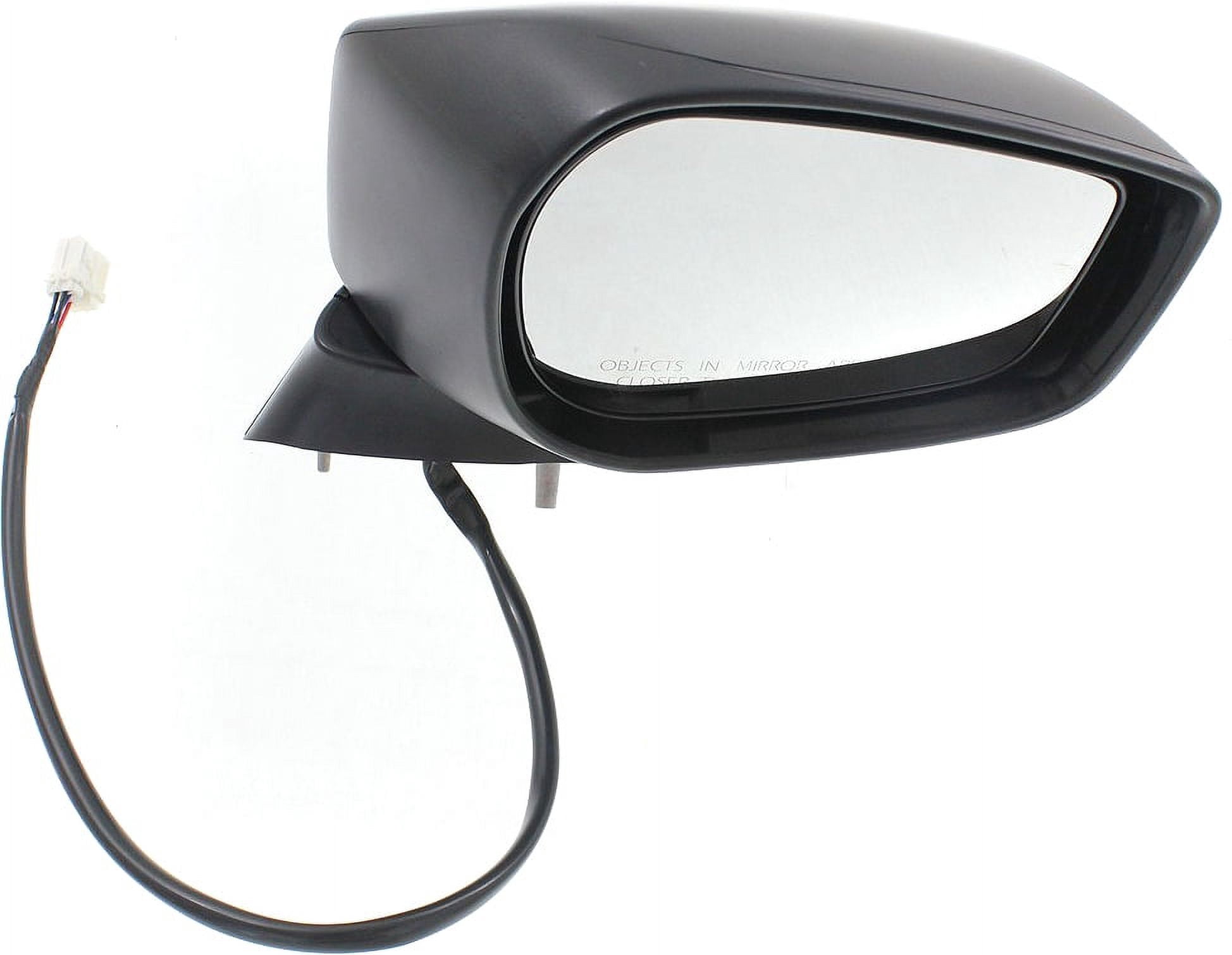 Mirror Compatible With 2013-2016 Scion Fr-S Right Passenger Side Heated Textured Black Kool-Vue