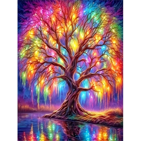 Diamond Painting Kits for Adults,Full Drill Diamond Art Kits for Beginners,Round 5D DIY Diamond Dots Paintings for Home Decor 12x16 inch
