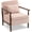 Pink, variant on MOONMISS Accent Chair with Hidden Storage, Armchair with Solid Wood Frame, Corduroy Fabric Accent Chair for Living Room,Pink