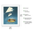 thumbnail image 2 of Autumn in Germany (L'Automne en Allemagne) - Europe - Vintage Travel Poster by Eckart c.1958 - Fine Art Rolled Canvas Print 16in x 20in, 2 of 4