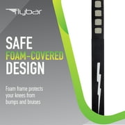 Flybar Foam Maverick Pogo Stick للأطفال من سن 5 سنوات وما فوق ، 40 إلى 80 رطلاً. أسود / فضي