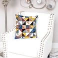 thumbnail image 5 of Parkland Collection Eskora Multicolor Geometric Decorative Throw Pillow, 20 x 20 Contemporary Accent Pillow, 5 of 6