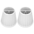 2 Pcs Double Small Lamp Shade Clip On Bulb Comfortable Material Barrel