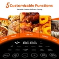 thumbnail image 2 of Freidora de aire Fullwill 12 en 1, grande de 6 cuartos con ventana de visualización, calentamiento dual superior y base para resultados uniformes, hasta un 85% menos de aceite*, canasta antiadherente, 2 of 5