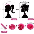 thumbnail image 2 of piezas de centros de mesa de princesa para niñas, decoración de mesa de princesa, bola de pompón de papel, flor de papel, adorno de mesa de princesa para cumpleaños de niñas, decoraciones de mesa de, 2 of 5