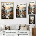thumbnail image 4 of Designart "Foggy Wonder Of The Mountain Mornings II" Landscape Mountains Floater Framed Canvas Art Print, 4 of 5