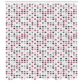 thumbnail image 3 of Ambesonne Geometric Shower Curtain, Red Zig Zags Chevron, 69"Wx84"L, Hot Pink Grey White, 3 of 3