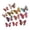 Rose Gold, variant on mdesiwst 6 Pcs 3D Butterfly Wall Stickers Double-Layer Wing Butterfly Wall Art Glitter Sequined Removable Hollow Mural Decals for Birthday Cake Decoration Crafts Room Decor