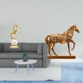 thumbnail image 2 of Colección de estatuas de caballos modernos, esculturas de animales, adornos para dormitorio, centro de mesa, chimenea, sala de estar, escritorio,, 2 of 8