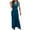 Blue, variant on Mlkoz Womens Dresses, Women Fashion High Waist Solid Sleeveless-Neck Dress, Mother's Day Gifts