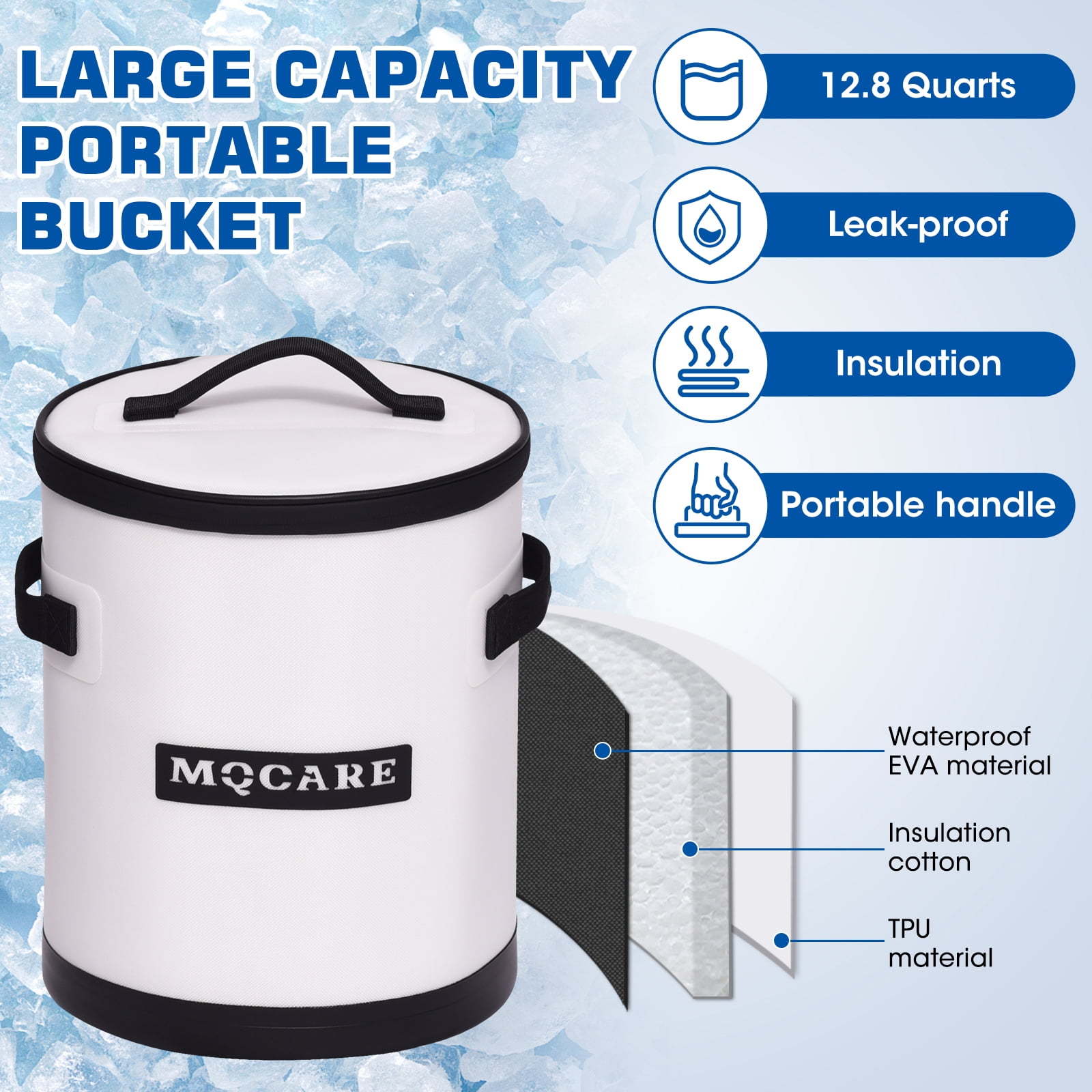 Ice Machine for Knee After Surgery Cold Therapy Machine for Sports Injuries Sprains Reduce Swelling with Digital Timer Quiet Pump