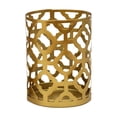 thumbnail image 1 of SIYTUAU Gold Openwork Iron Candlestick With Geometric Design For Home Table Decor And Festive Gatherings 2.4 X 2.4 X 3.4 Inches A, 1 of 6