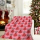 thumbnail image 1 of Christmas Flannel Christmas Tree Blanket Forest Snow Scene Thickened Printed Blanket Double Sided Plushs Nap Blanket Shawl Holiday Gift Blanket, 1 of 6
