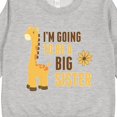 thumbnail image 3 of Inktastic I'm Going to Be a Big Sister Giraffe Toddler Sweatshirt, 3 of 4