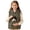 Dark Green, variant on Kids' Polka Dot Cat Pouch Hoodie Sweatshirt with Pet Carrier Pocket