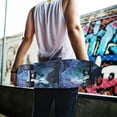thumbnail image 7 of 33"x9" Skateboard Grip Tape Protector Sheets Nonslip Protection Griptape Sheet for Outdoor Sports Cute Blue and White Cat, 7 of 7