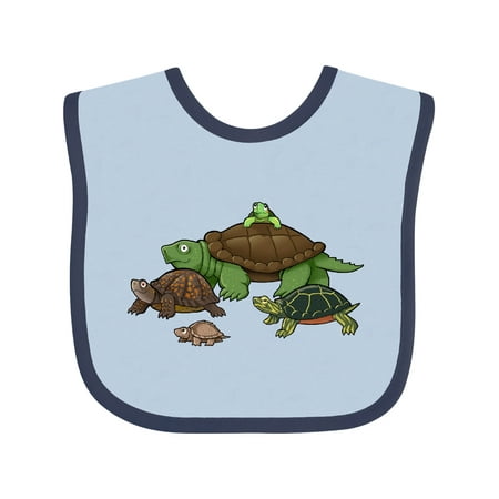 

Inktastic Turtle Parade Gift Baby Boy or Baby Girl Bib