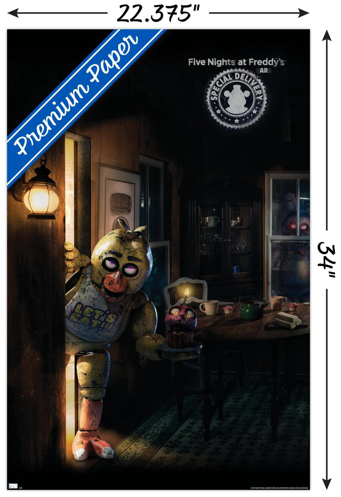 Five Nights at Freddy's: Special Delivery - Triptych 1 Wall Poster, 22.375" x 34"