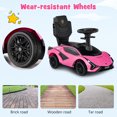 thumbnail image 6 of OLAKIDS 3 in 1 Ride on Push Car, Licensed Lamborghini Stroller Sliding Walking Car with Push Handle, Music, USB, Headlight, Under Seat Storage, Kids Foot-to-Floor Toy for 18-60 Months, 6 of 10